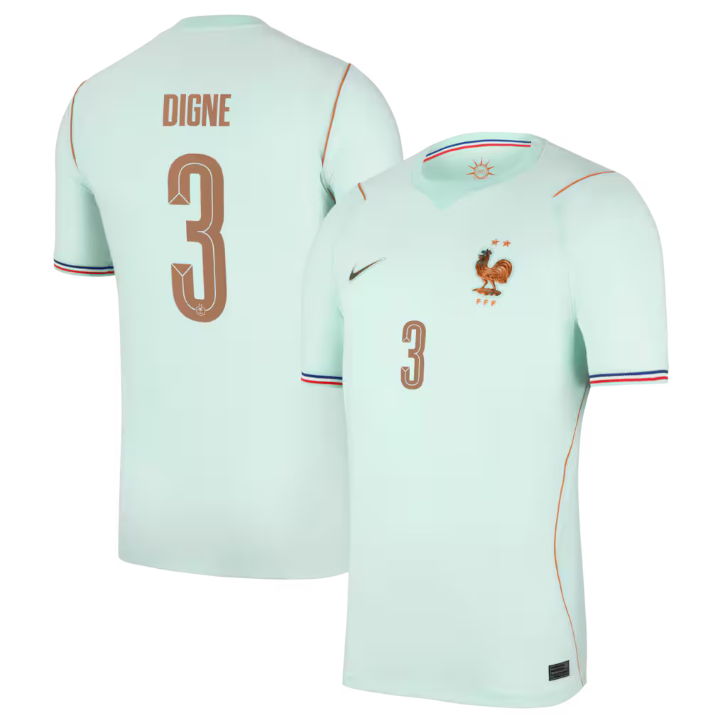 Maillot France Nike FFF Extérieur Stadium 26 avec flocage Digne 3