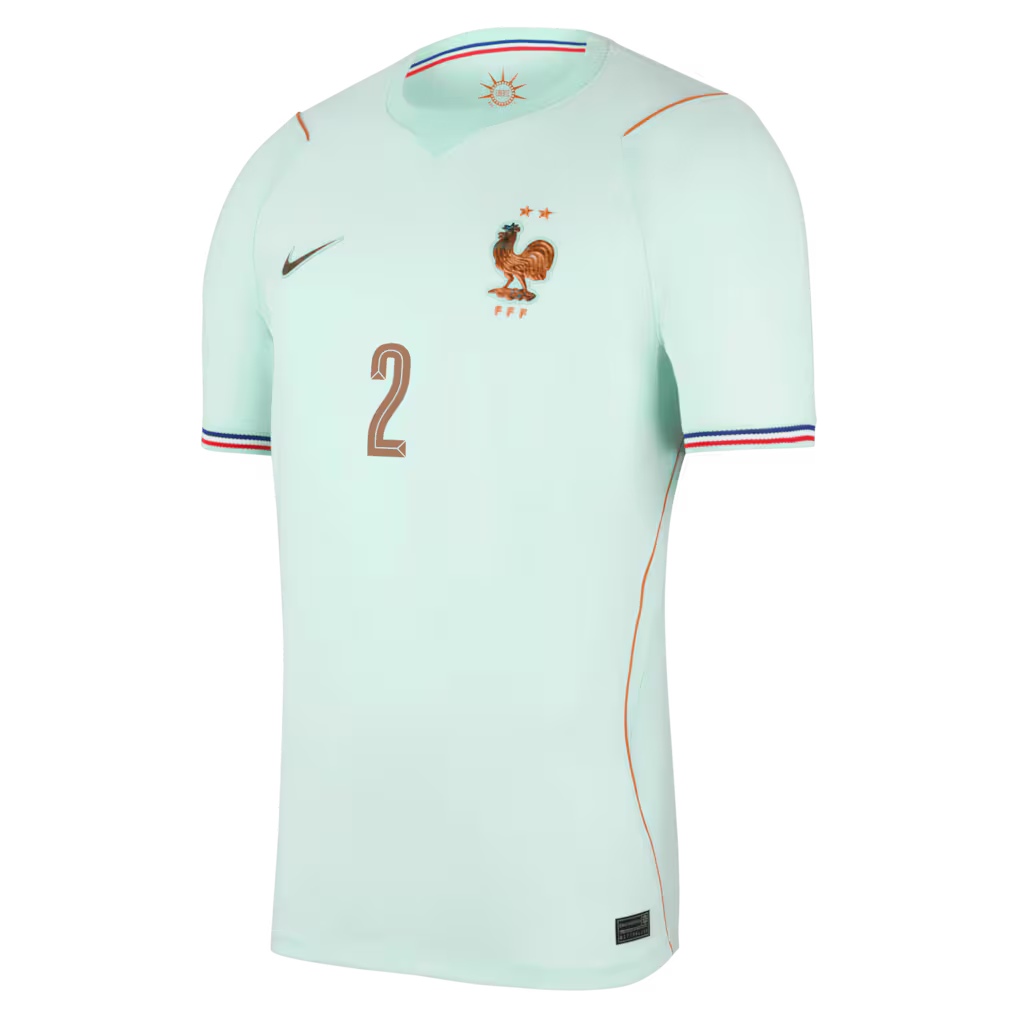 Maillot France Nike FFF Extérieur Stadium 26 avec flocage Gusto 2