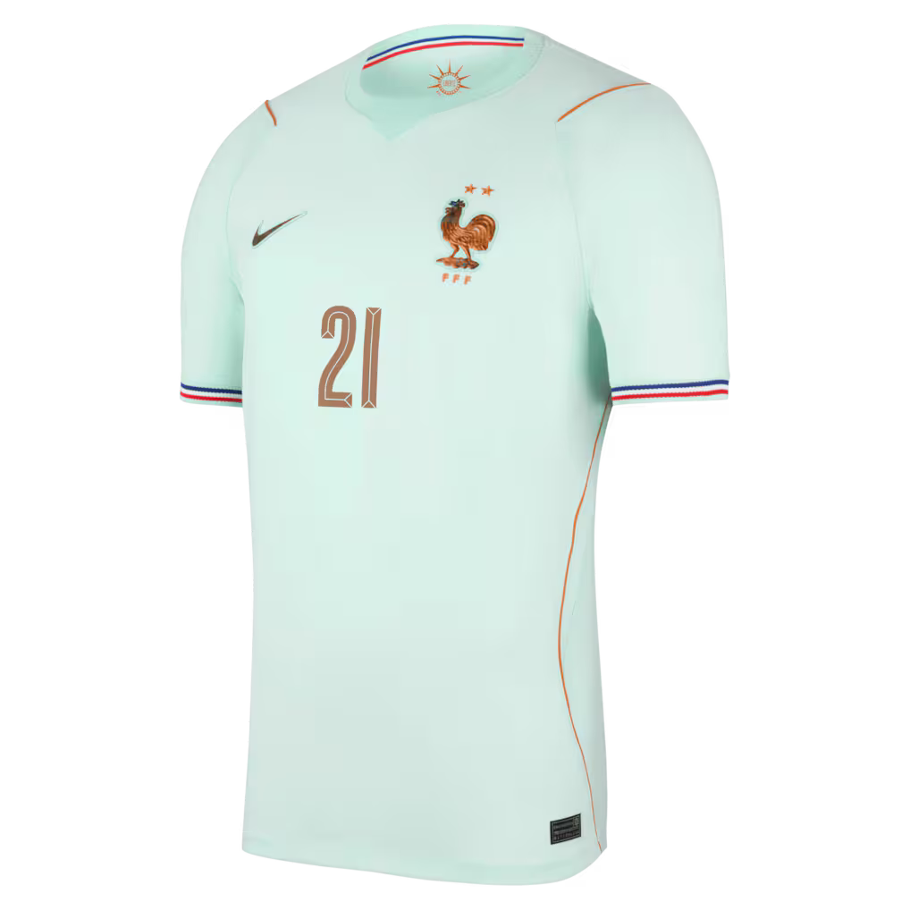 Maillot France Nike FFF Extérieur Stadium 26 avec flocage L.Hernandez 21