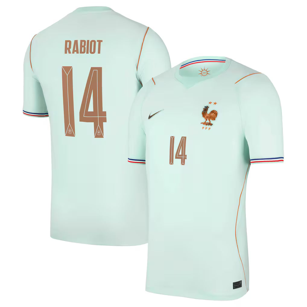 Maillot France Nike FFF Extérieur Stadium 26 avec flocage Rabiot 14