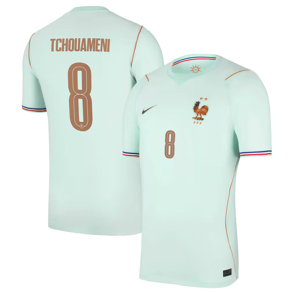 Maillot France Nike FFF Extérieur Stadium 26 avec flocage Tchouameni 8