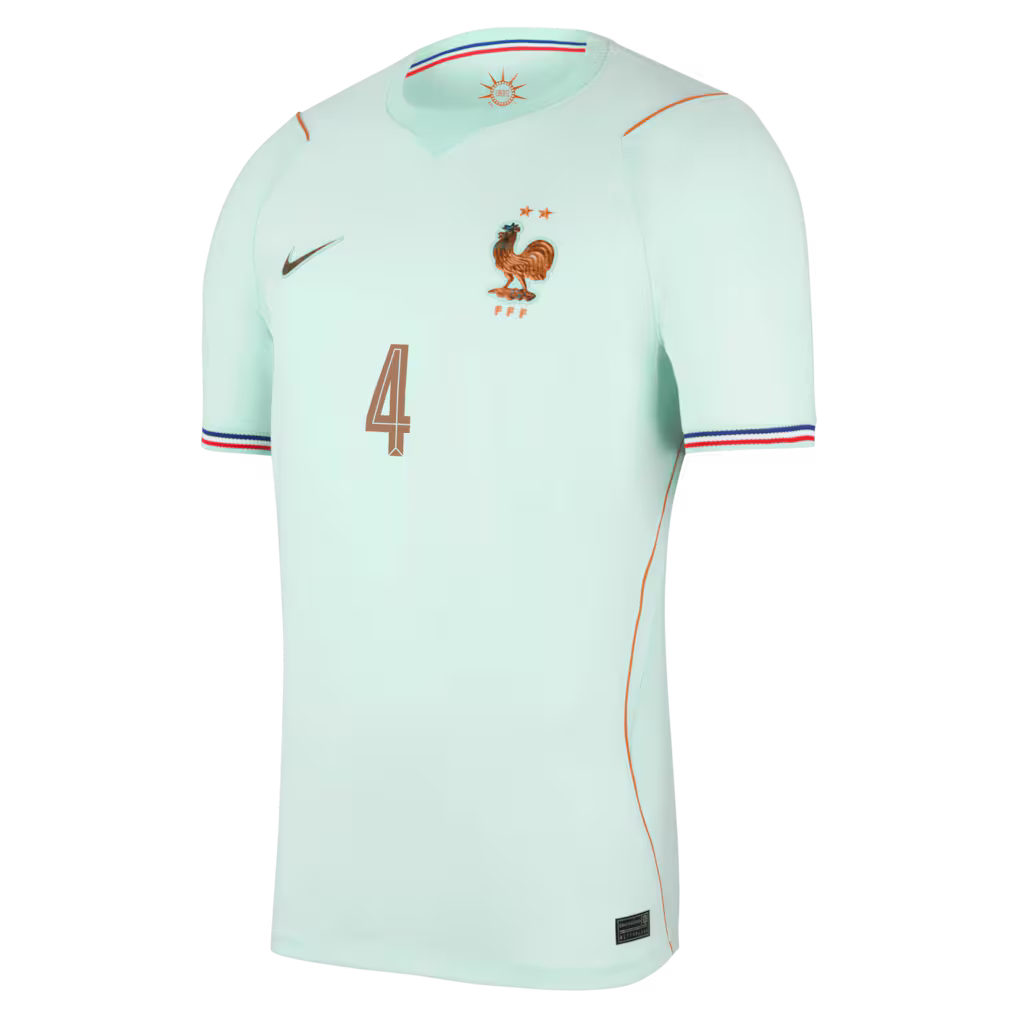 Maillot France Nike FFF Extérieur Stadium 26 avec flocage Upamecano 4