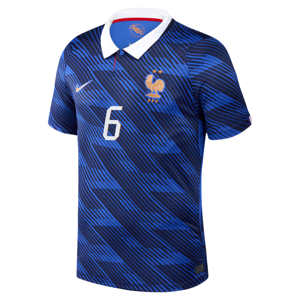Maillot France Nike FFF Domicile Stadium 26 avec flocage Camavinga 6