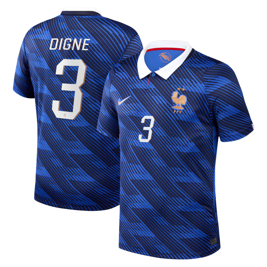 Maillot France Nike FFF Domicile Stadium 26 avec flocage Digne 3