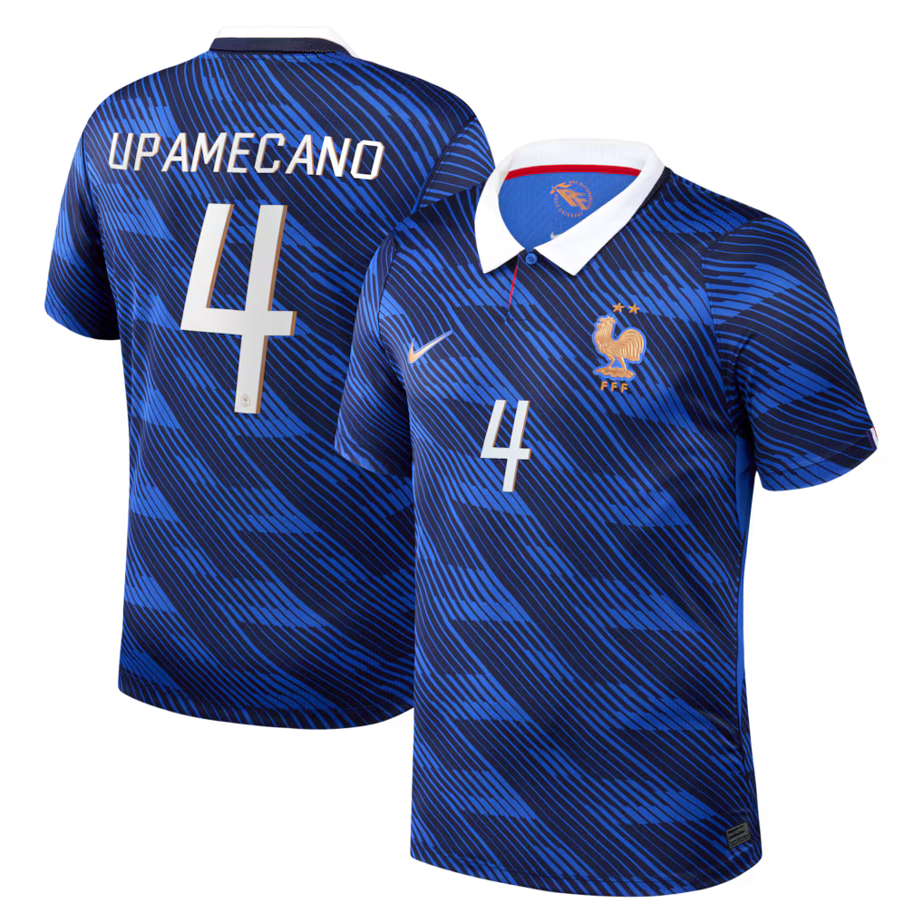 Maillot France Nike FFF Domicile Stadium 26 avec flocage Upamecano 4
