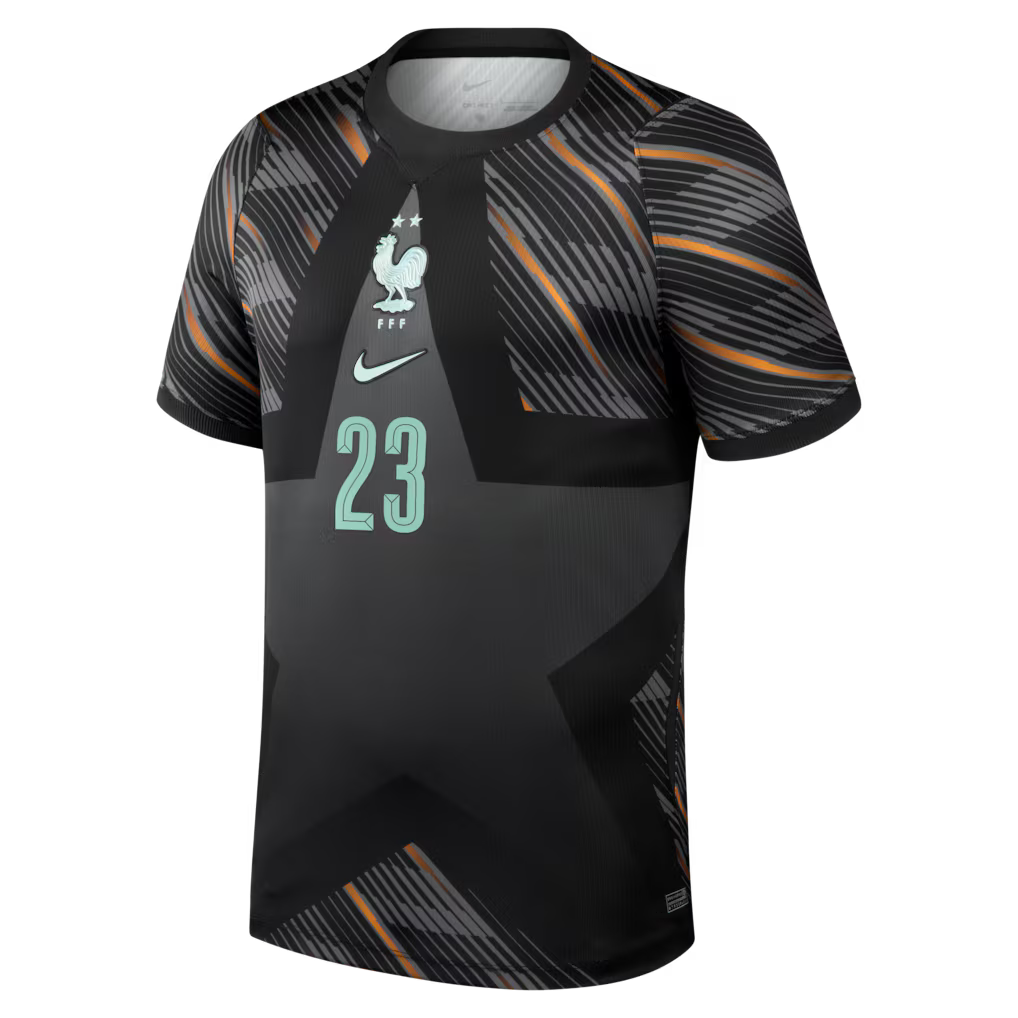 Maillot Gardien France Nike FFF 26 avec flocage Chevalier 23